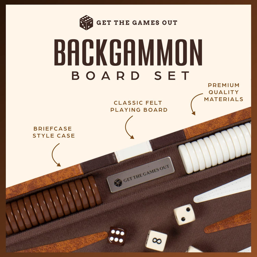 Get The Games Out Backgammon Set