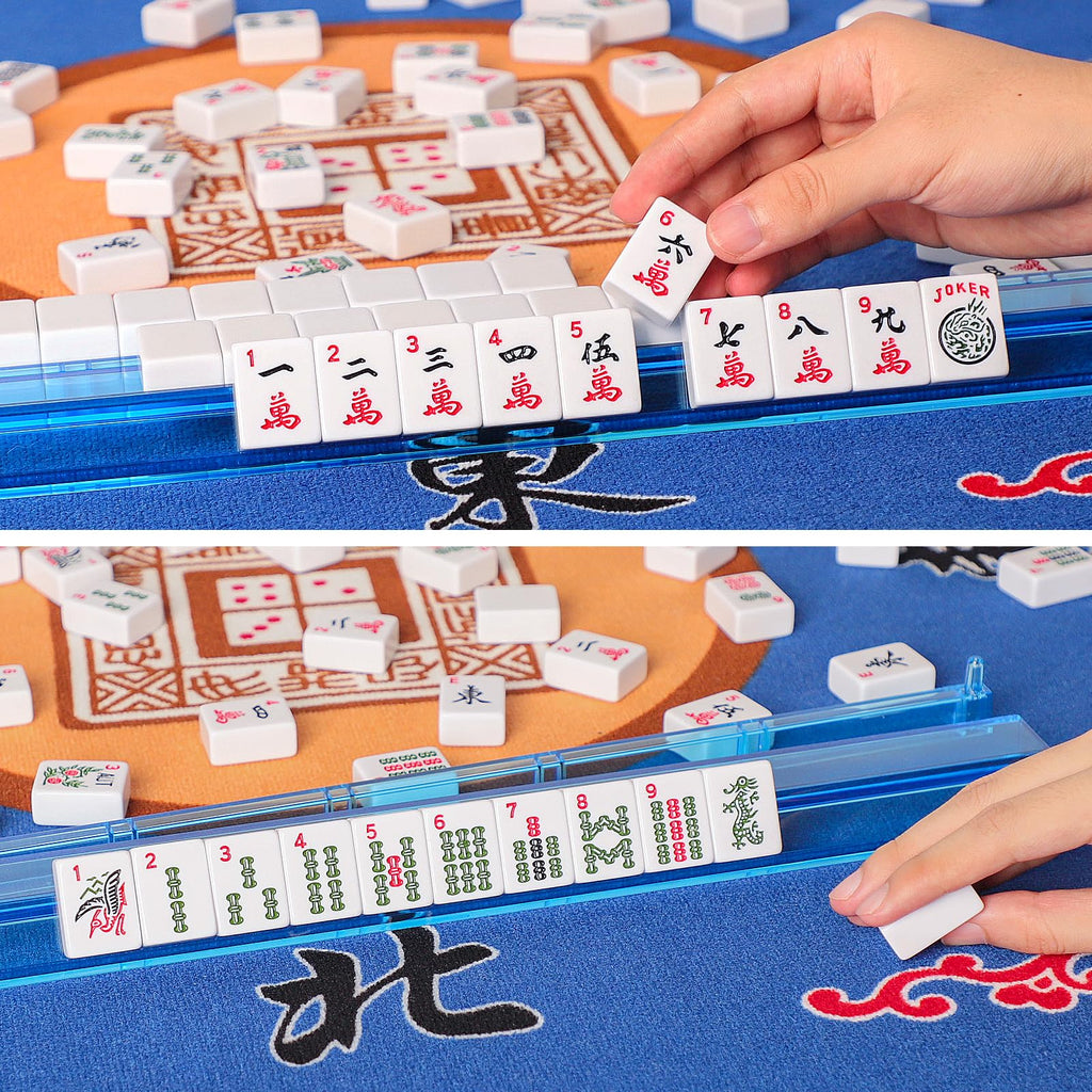 Gustaria American Mahjong Set — 166 Tiles with Carrying Bag