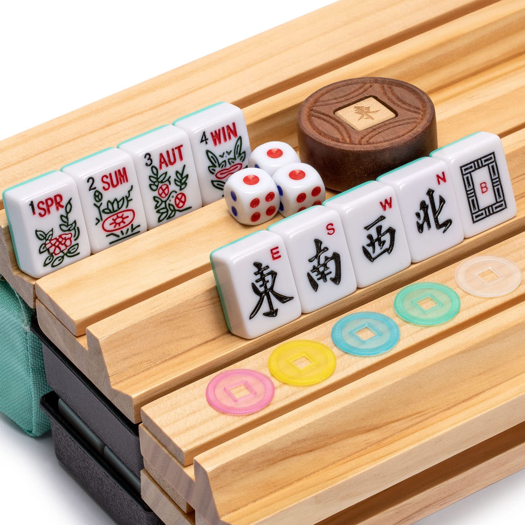 Yellow Mountain Imports Mahjong Set — Pepper (Soft Case)