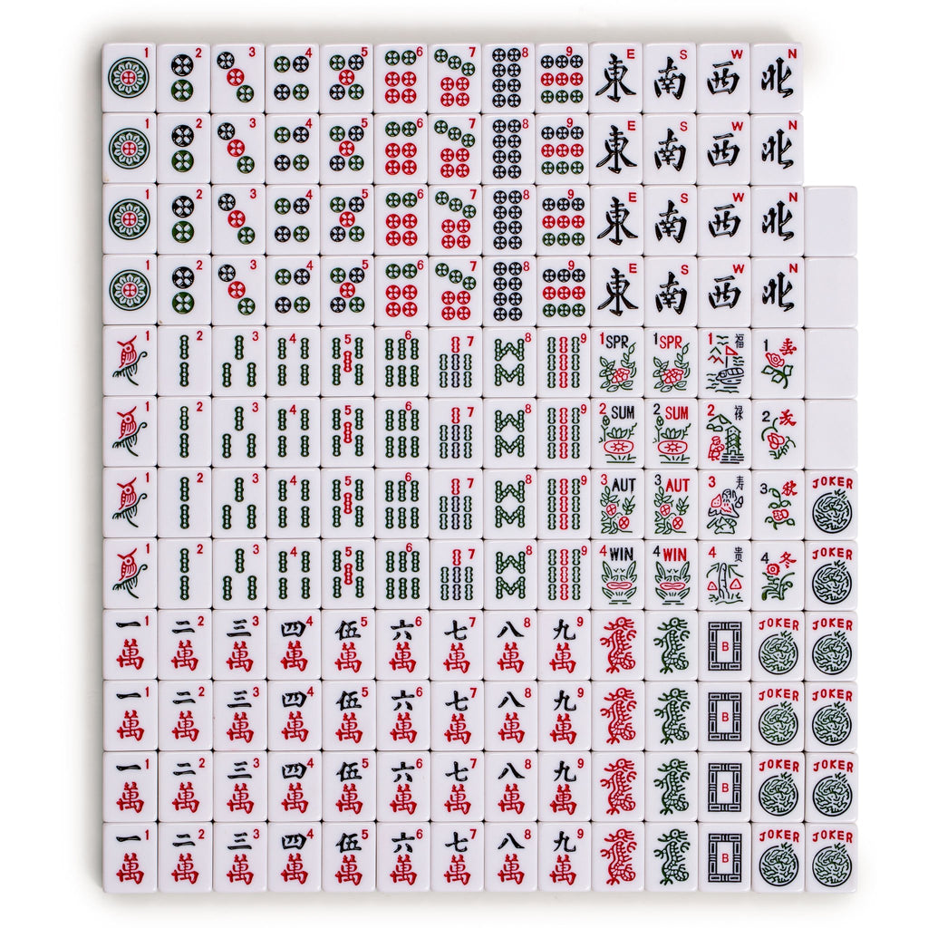 Yellow Mountain Imports Mahjong Set — Pepper (Soft Case)
