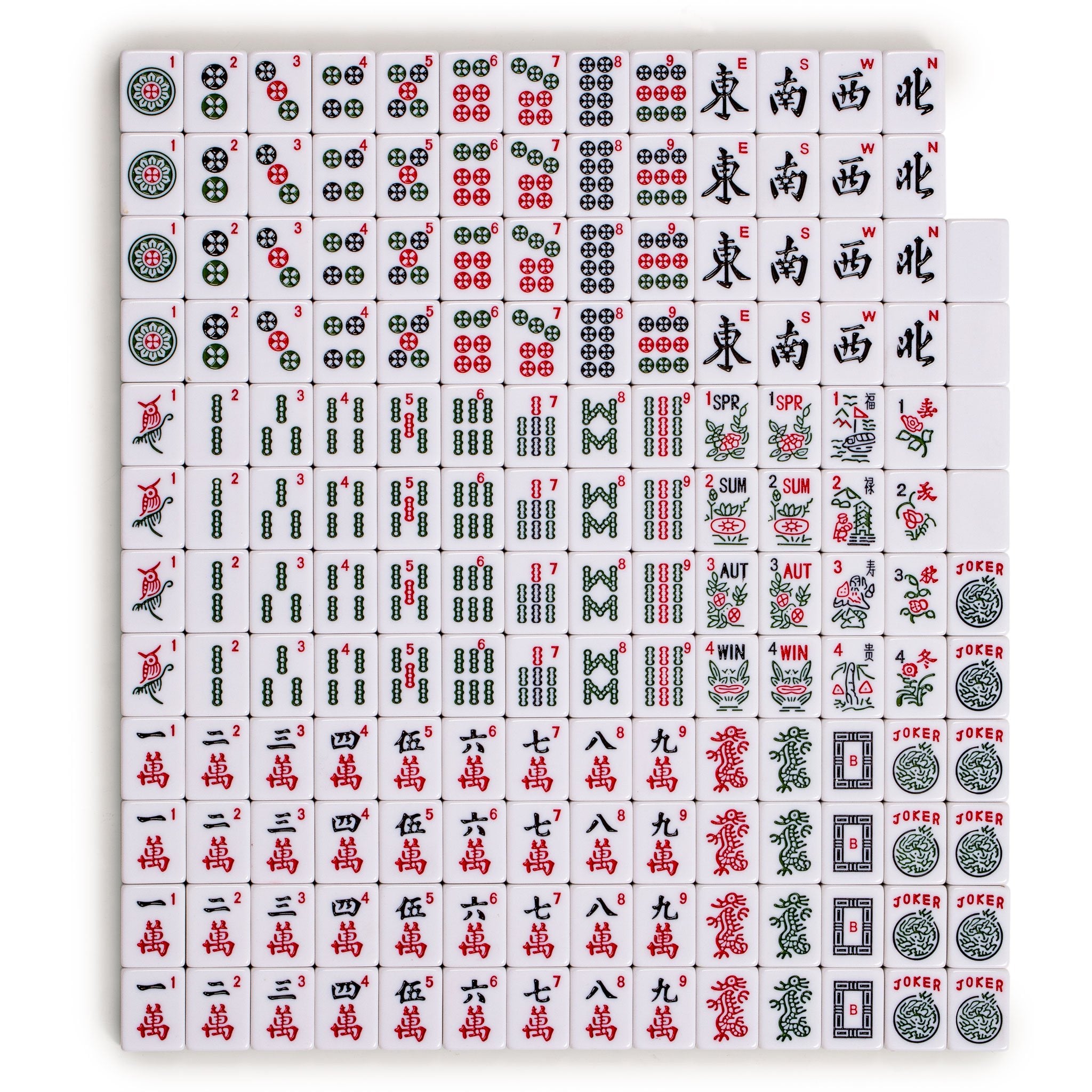 Yellow Mountain Imports Mahjong Set — Pepper (Soft Case)