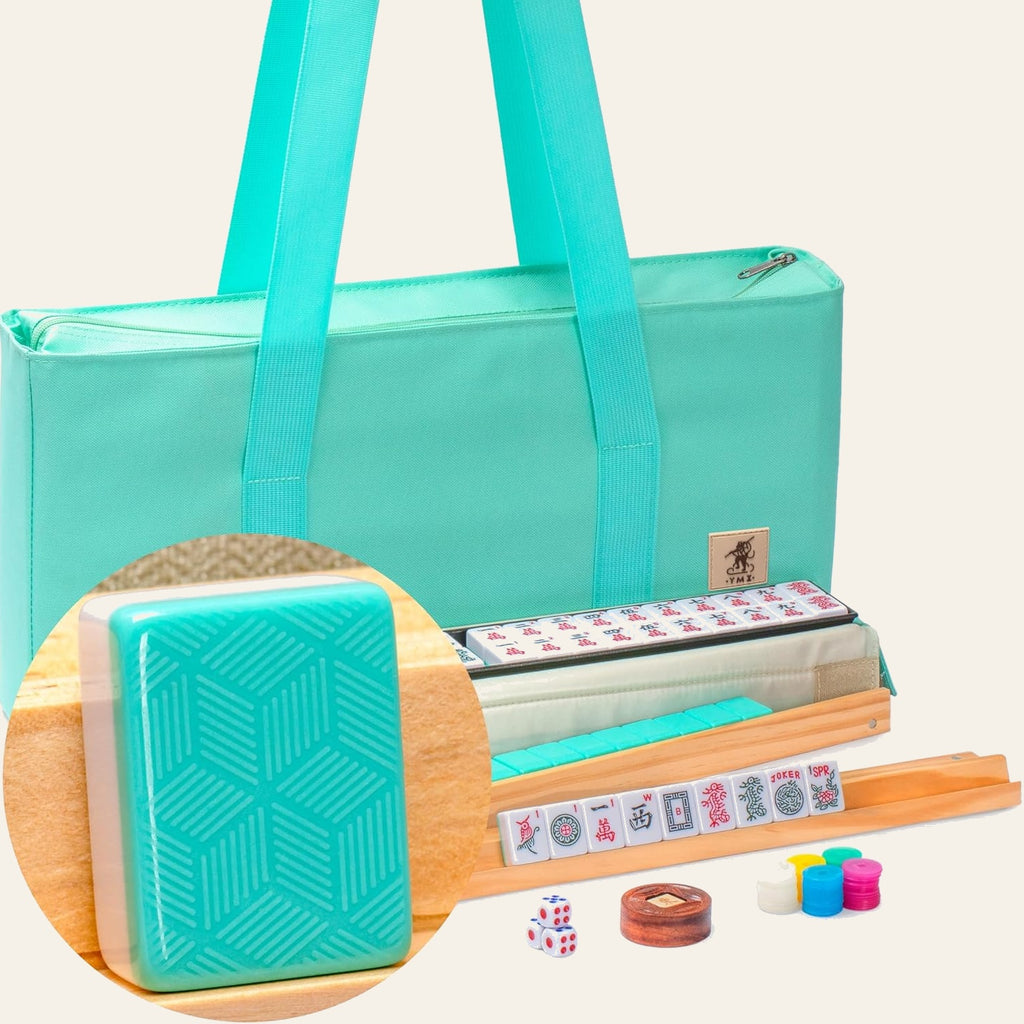 Yellow Mountain Imports Mahjong Set — Pepper (Soft Case)